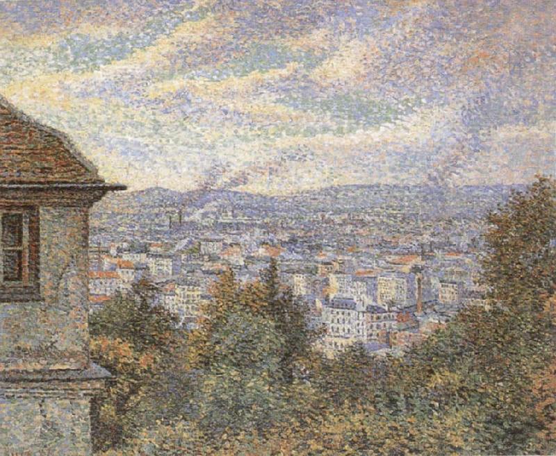 Luce, Maximilien Paris Seen From Montmartre France oil painting art